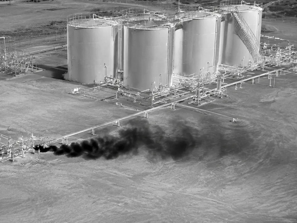 Optical Gas Imaging - detecting and locating methane leaks